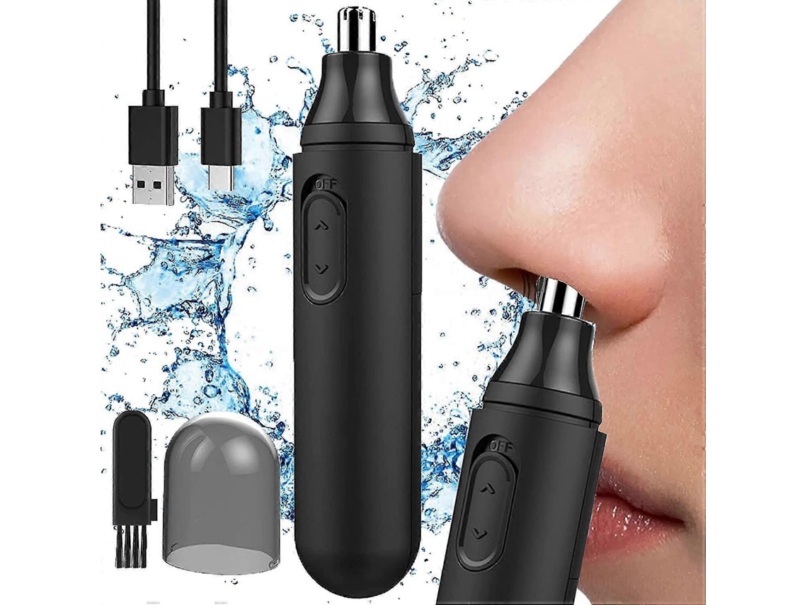 Recortador De Pelo Nasal Y Auditivo Recargable, Inodoro, Ipx7 Impermeable, Hoja De Doble Borde Para Hombres Y Mujeres