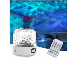 Proyector Inalámbrico De Olas Oceánicas Con 16 Efectos De Color Y Luz Nocturna.