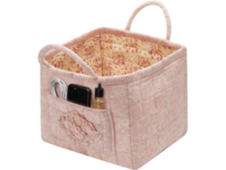 Cesta De Almacenamiento Con Estampado Floral,