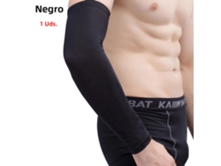 (negro, 1 Pieza, Xxl) Manga De Compresión Deportiva Para Baloncesto Y Ciclismo - Funda Cálida
