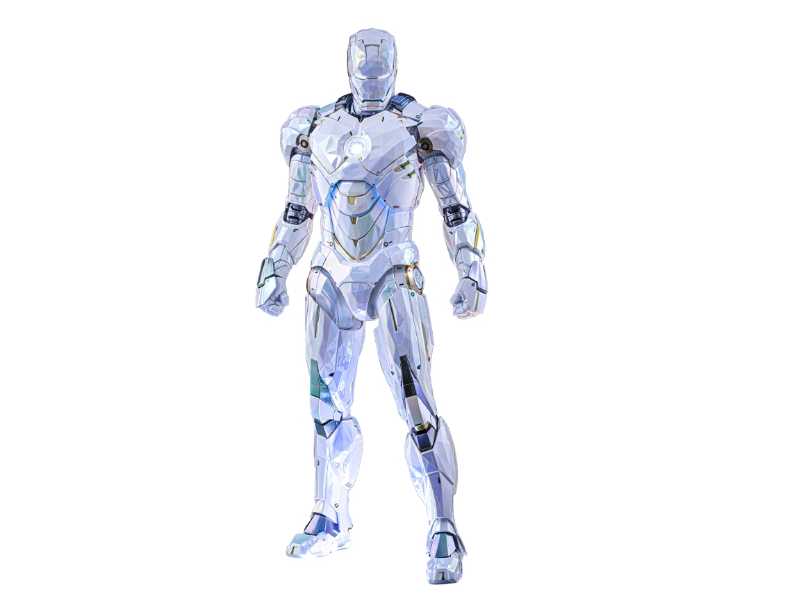 Figura de Hot Toys Mms830d76 Marvel Comics Iron Man 2 Iron Man Mark IV Sub Zero Fractal Armor
