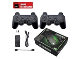 Consola De Juegos Retro Con Doble Controlador Inalámbrico De 2,4 G, Consola De Videojuegos Hd Con 10 000 Juegos Clásicos Integrados