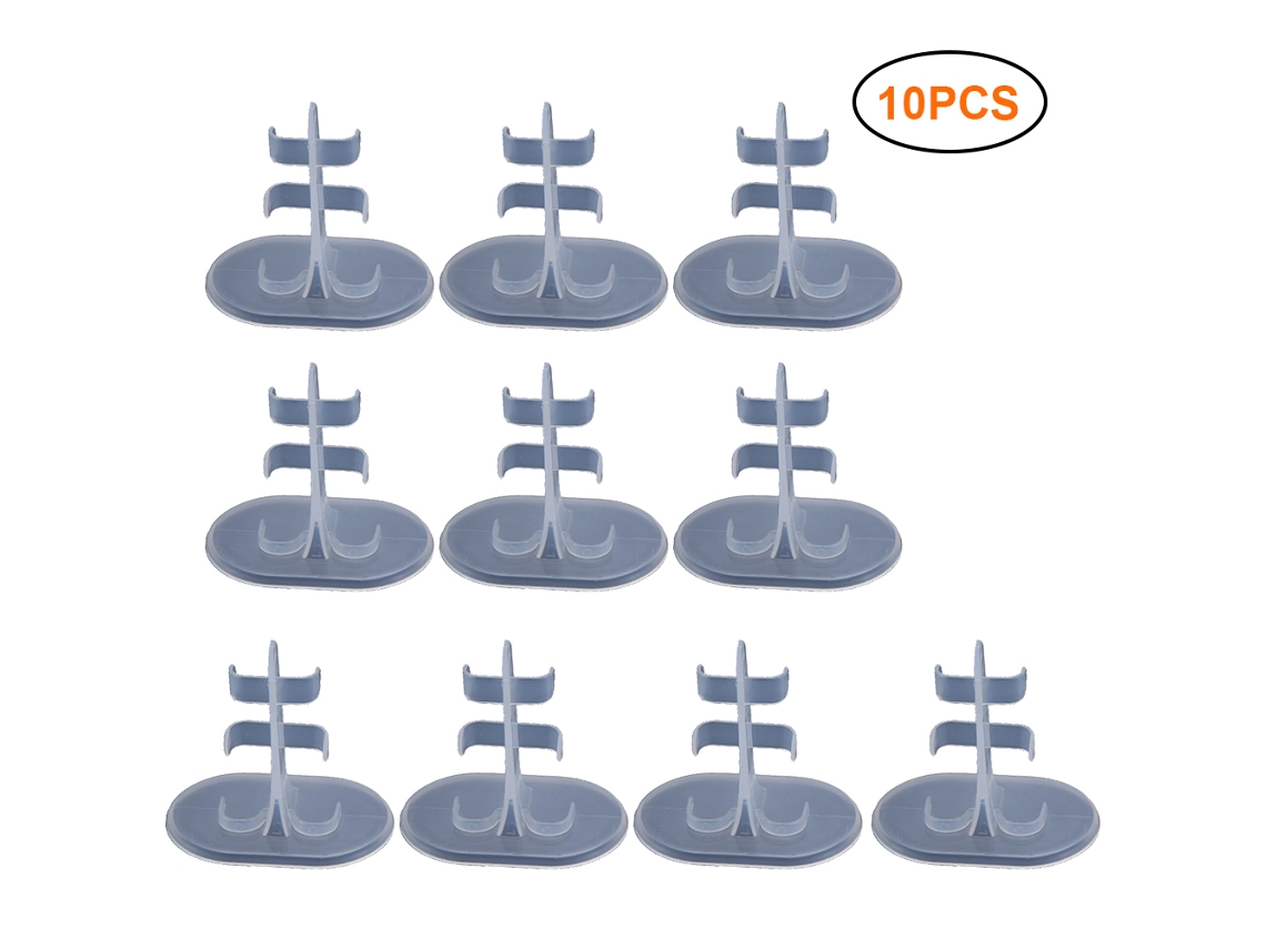 Pequeños soportes de plástico para muñecas (5-10 unidades) para exhibición