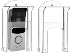Juego De 2 Fundas Protectoras Impermeables De Plástico Transparente Para Timbres Ring 1/2/3/4/pro.