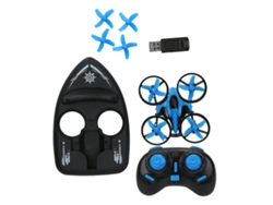 Drone Controle Remoto 3 Em 1 Modo Sem Cabeça Inversão 360 Graus Navio Carro Brinquedo Azul