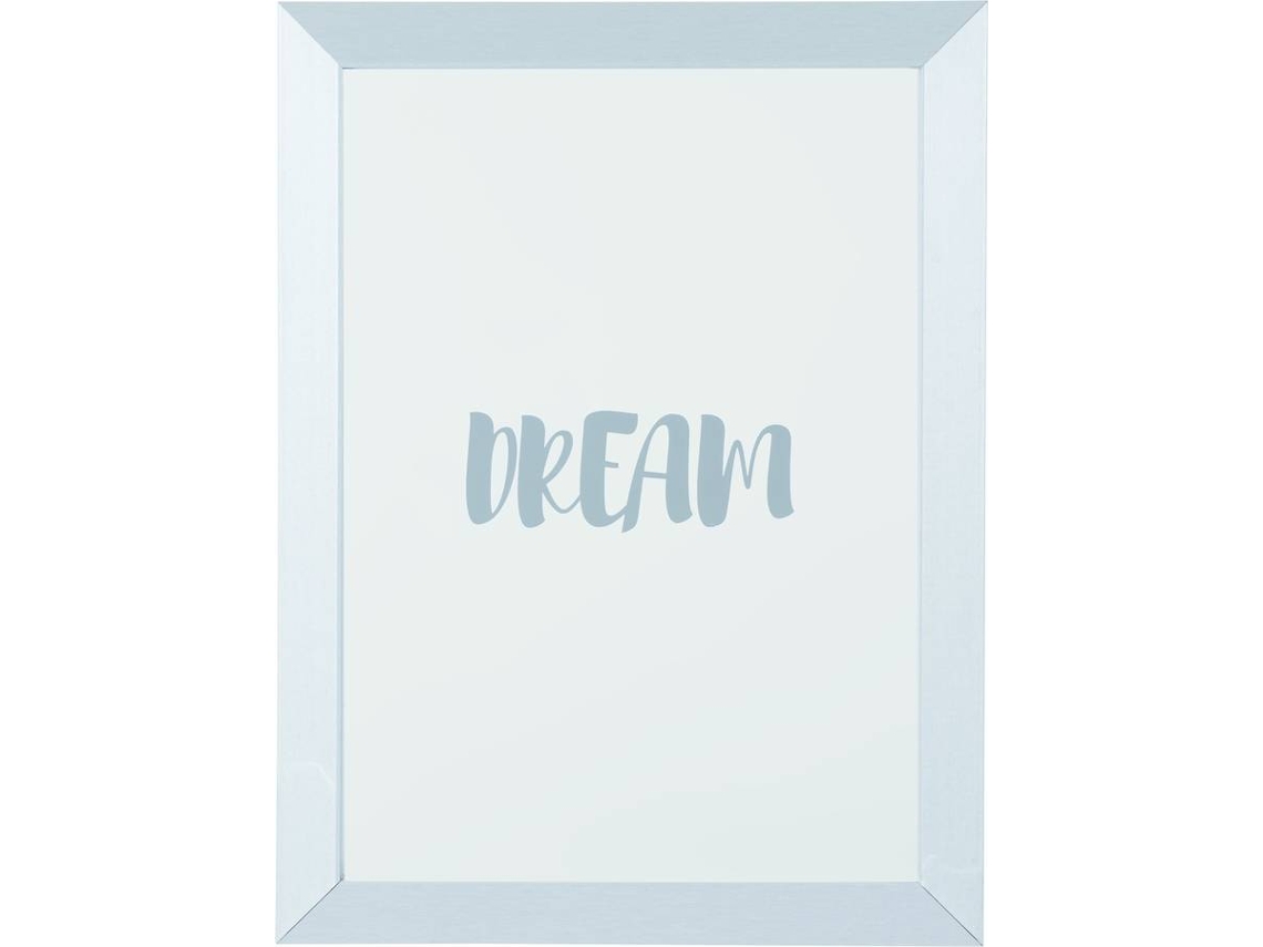 Pizarra BI-OFFICE Kamashi Silver con Frase (45x60 cm - Magnético: Sí)