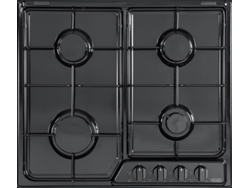 Placa de Gas DE'LONGHI YNF 46 ASV (58 cm - Negro)