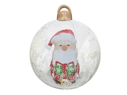 2026-bola De Navidad Gigante Inflable Con Luz, Decoración Navideña Exterior Iluminada