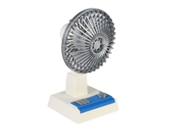 Ventilador de escritorio USB silencioso de estilo retro con velocidad variable.