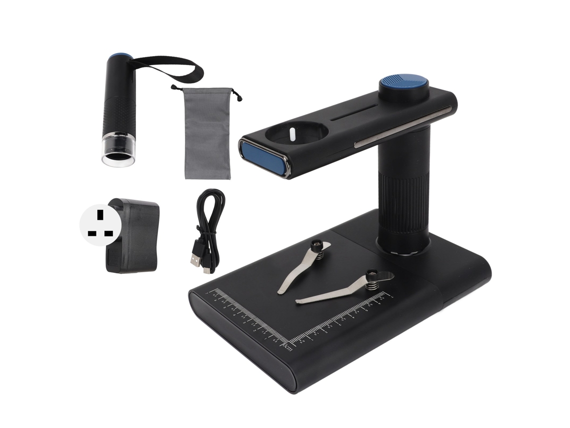 Microscopio Digital Inalámbrico Portátil De Inspección 2mp 100‑240v Para Electrónica Con Plug Uk