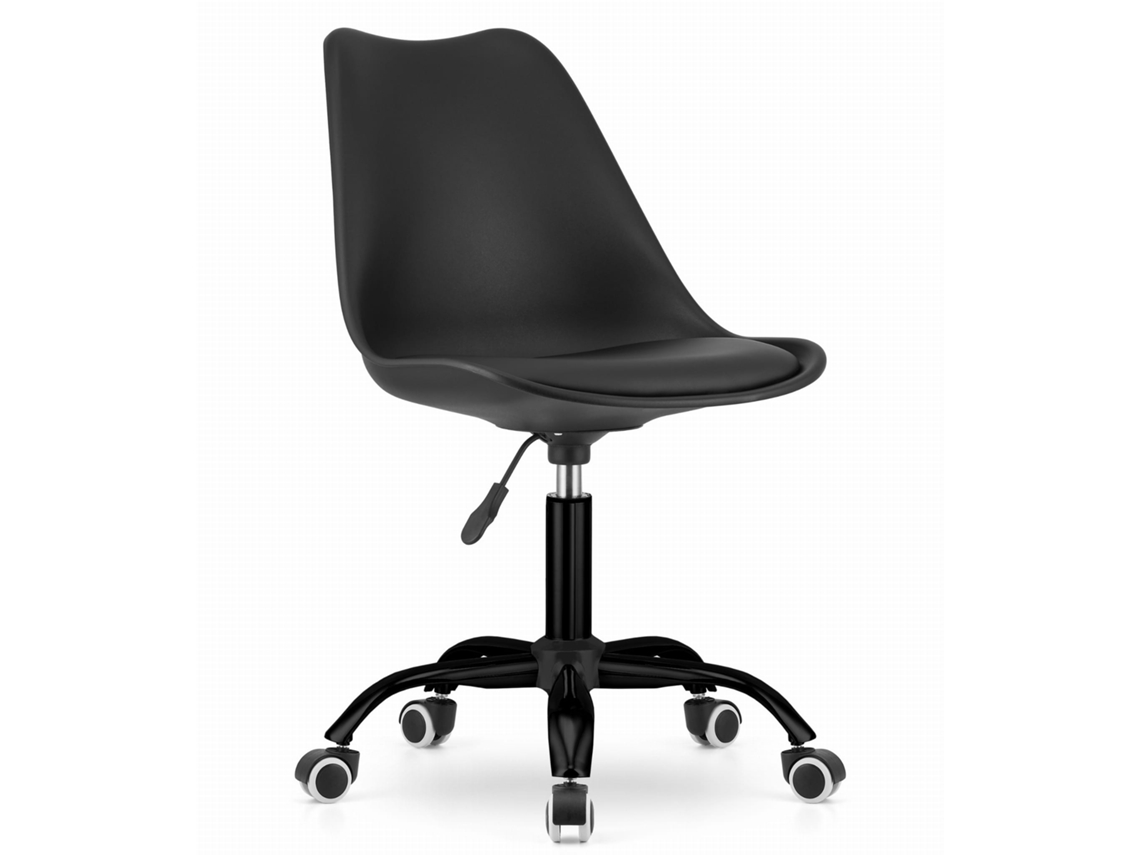 Silla giratoria Andria Base negra, Negro Leobert