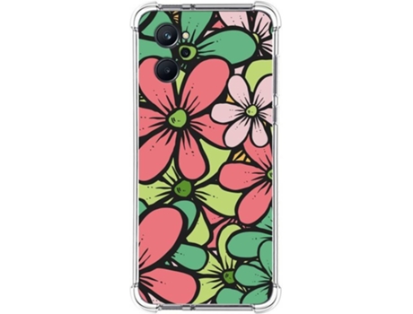 Carcasa Realme 9i TUMUNDOSMARTPHONE Dibujos Antigolpes Flores 02 Multicolor