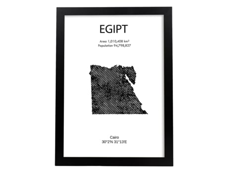 Póster NACNIC de Egipto. Pósters de Paises y Continentes do Mundo.
