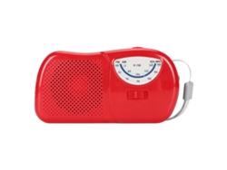 Radio AM FM (alta sensibilidad, altavoz integrado)