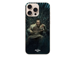 Funda Vikings Ragnar Lothbrok Trono Game Of para iPhone 16 Pro Max MANIACASE Negro