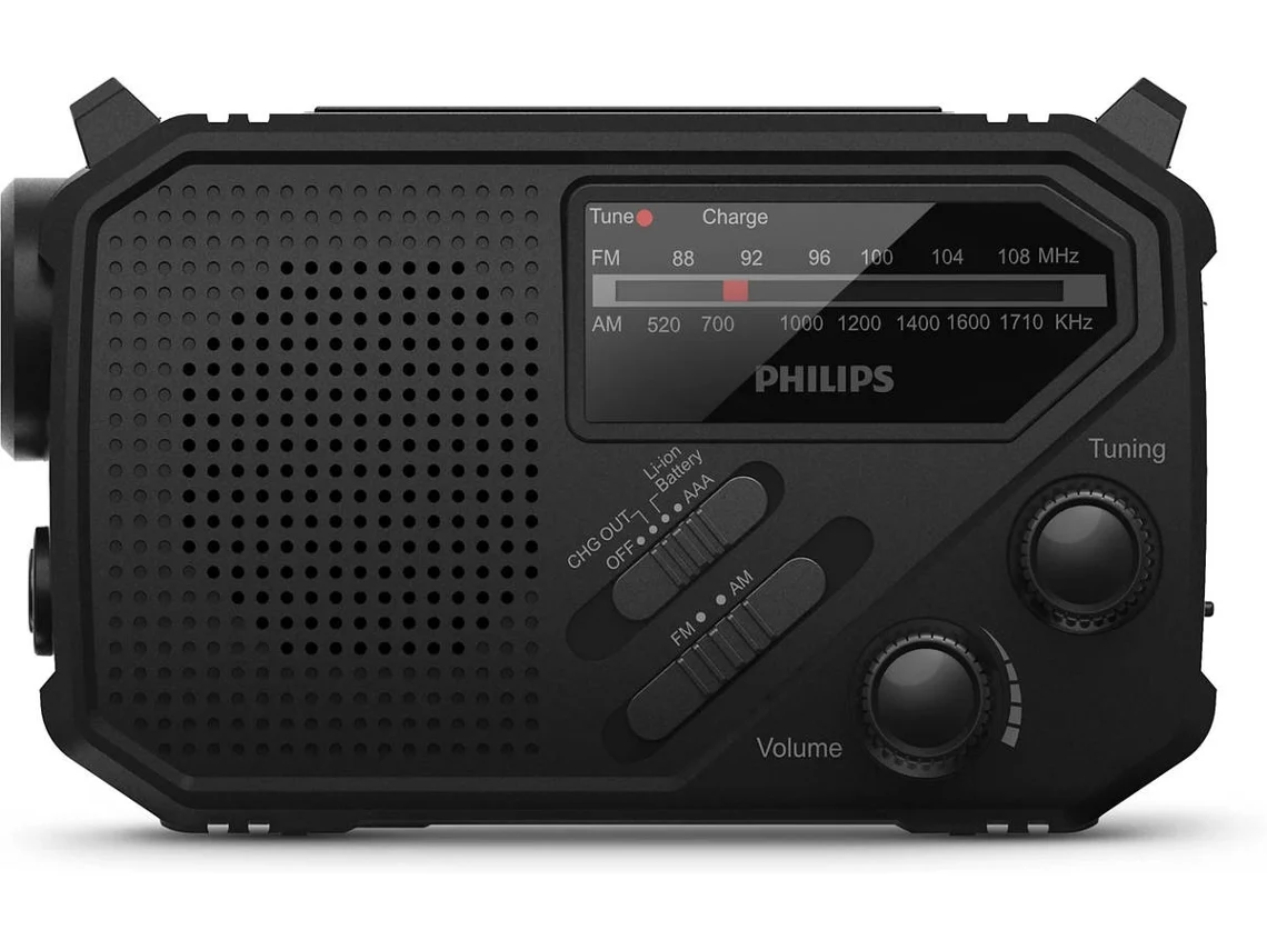 Radio Portátil TAR1609/00 (AM/FM - Negro)