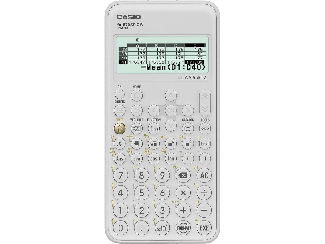 Calculadora Científica CASIO FX-570SP CW (10 + 2 dígitos)