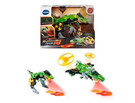 Switch & Go Dinos Rotor El Tericinosaurio Avion de Combate