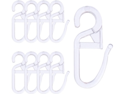 120 Ganchos Para Cortinas Con Clip Universal