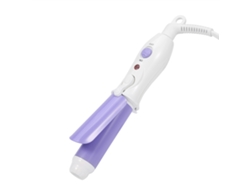 Mini Rizador De Cerámica Portátil Con Ondas Rizadas Profundas Morado