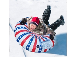 Tubo De Nieve Inflable De Pvc Con Asas, Para Niños Y Adultos, Ideal Para Invierno Y Resistente Al Frío.