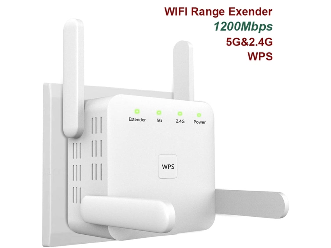 Extensor WiFi de 5 Ghz, amplificador WIFI inalámbrico de largo