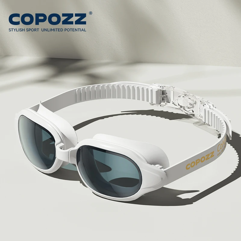 Gafas De Natación (blanco Puro), Unisex, Antivaho Duraderas, Con Protección Uv Y Ajustables.