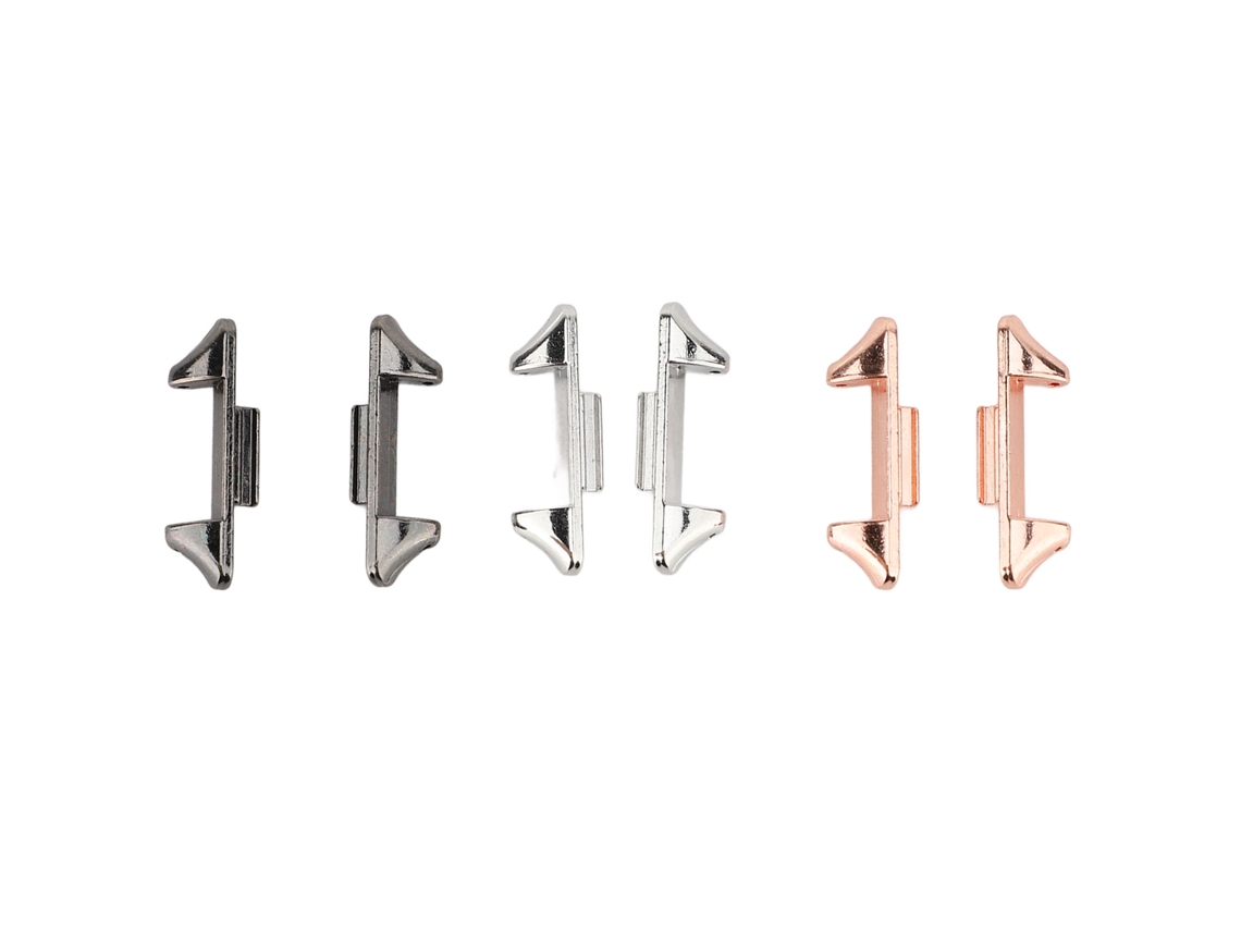 3 Pares De Adaptadores De Correa De Reloj De Metal Para Relojes Con Conector De 12 Mm