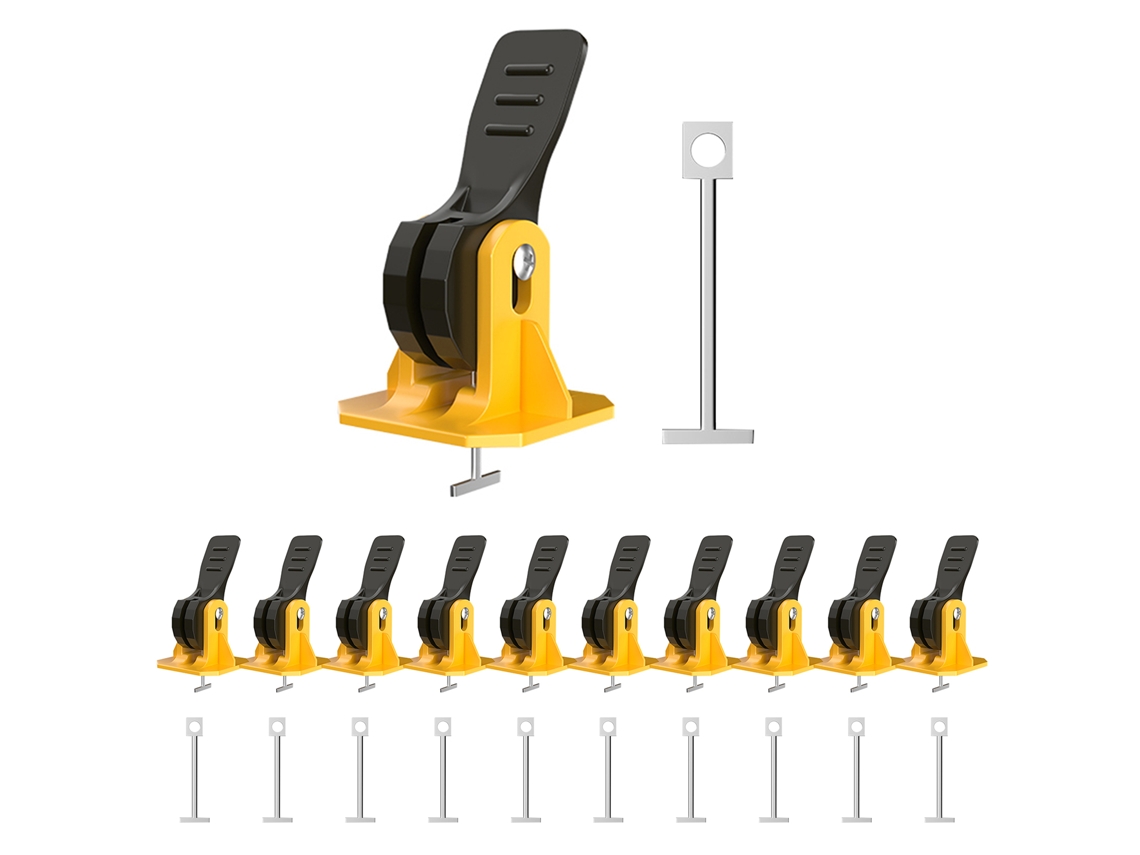 50pcs Clips Níveis Sistema De Apoio Para Pisos E Parede Ajuste Tijolo 8-12mm Ferramentas De Instalação