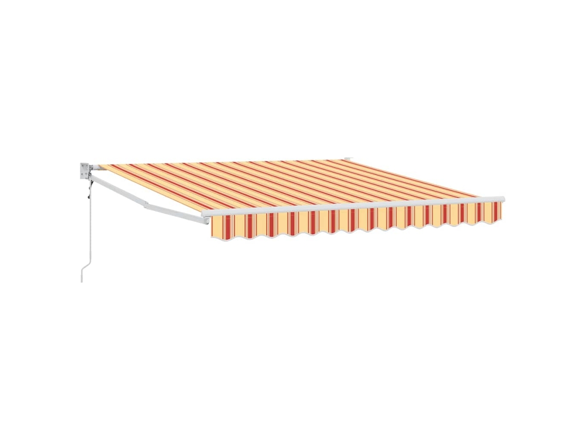 Maison Exclusive - Toldo Retráctil Amarillo Y Naranja 300 X 250 Cm