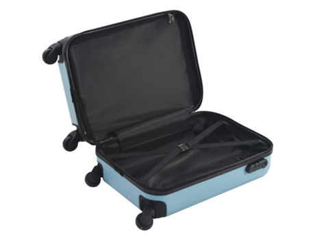 Maleta de Cabina VIDAXL Rígido Azul (58x36x25cm)
