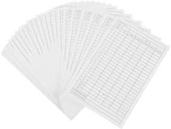 Tarjetas De Marcadores De Puntuación De Golf