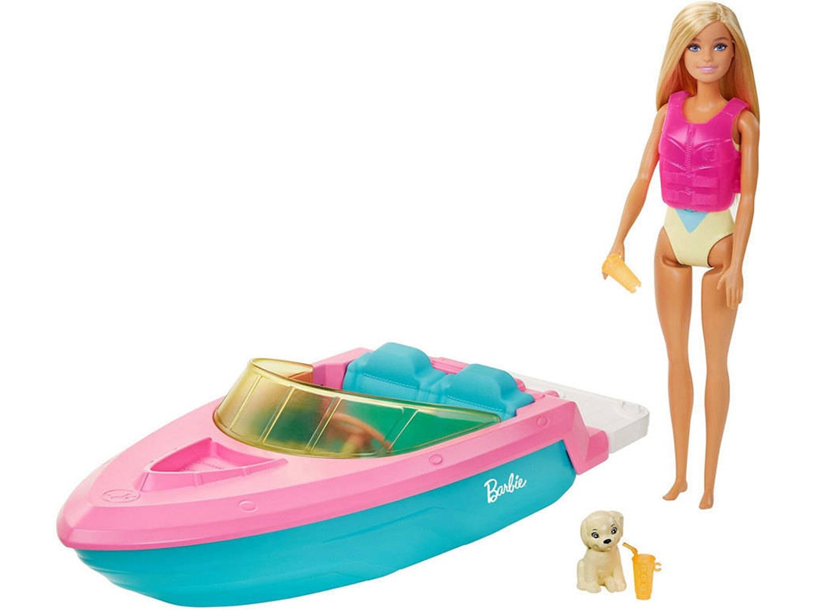 BARBIE e o Seu Barco (Edad Mínima: 3 Años - 37 x 18 x 22 cm)