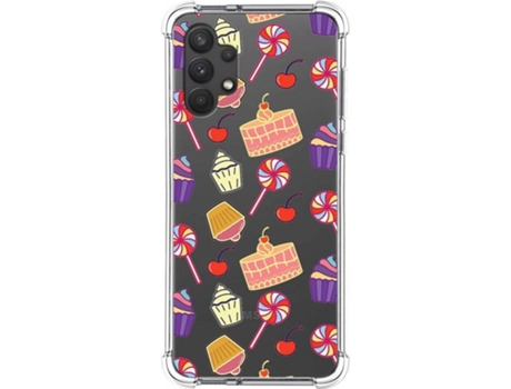 Carcasa Samsung Galaxy A32 4G TUMUNDOSMARTPHONE Dulces 01 Multicolor