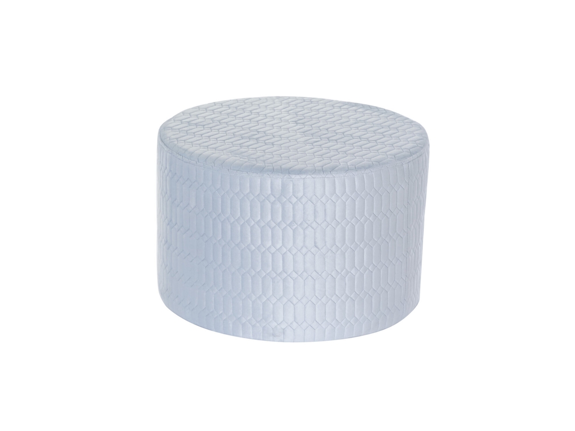 Reposapies Poliester Mdf Azul Celeste 55x55x35cm