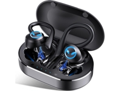 Auriculares Inalámbricos Hi Fi Auriculares Sonido Estéreo Con YEMAESRE Bluetooth Impermeable Negro