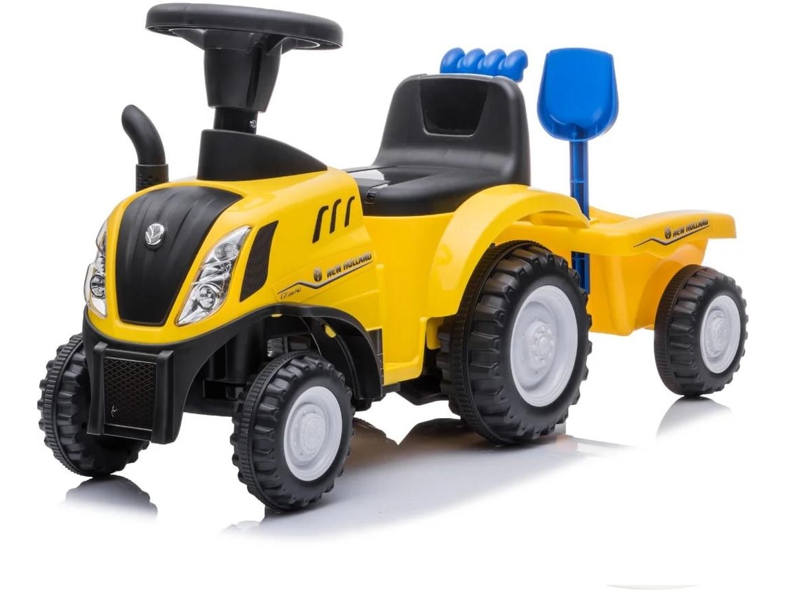 Tractor Para Niños - New Holland T7 - 1 A 3 Años - Amarillo