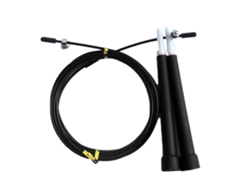 Cuerda De Saltar De Acero Ajustable Para Niños, Adultos, Hombres, Mujeres, Entrenamiento, Fitness, Ejercicio, Color Negro.