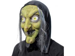 Máscara De Bruja Vieja - Disfraz De Terror Para Halloween