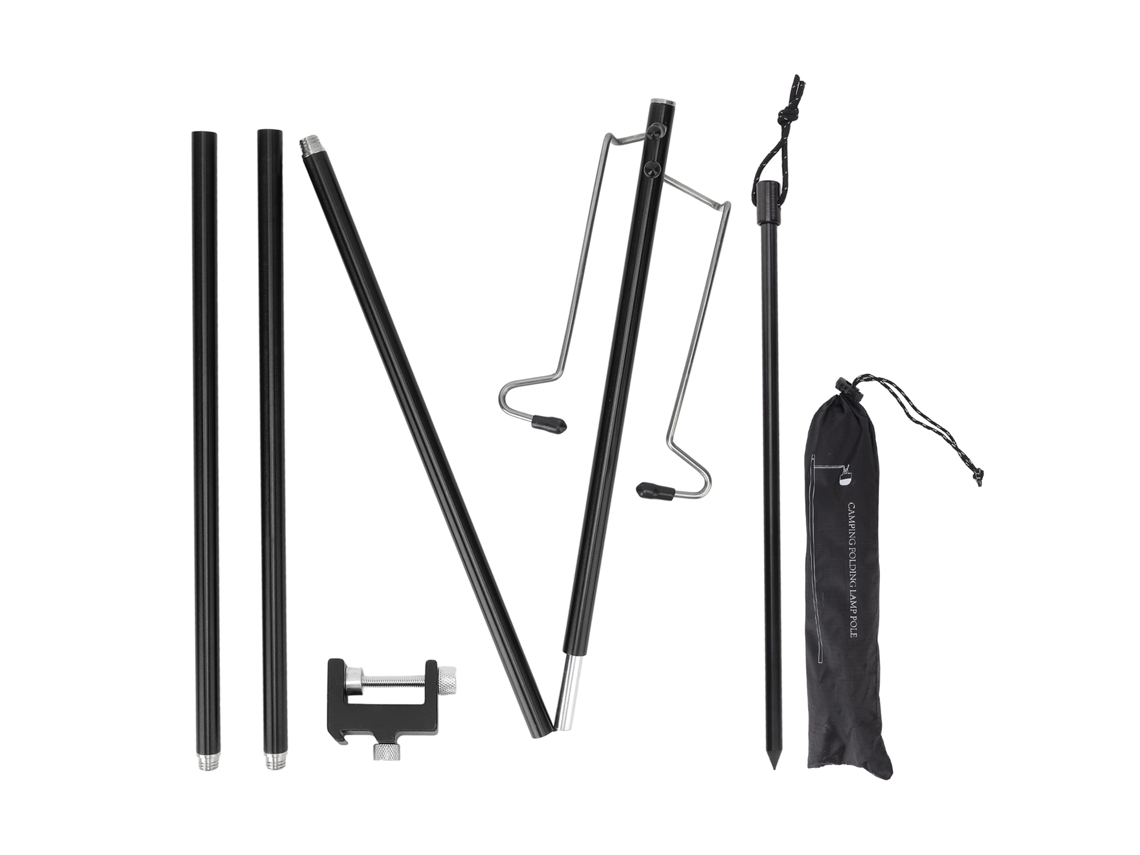 Soporte De Camping Aluminio, Lámpara De Alta Calidad