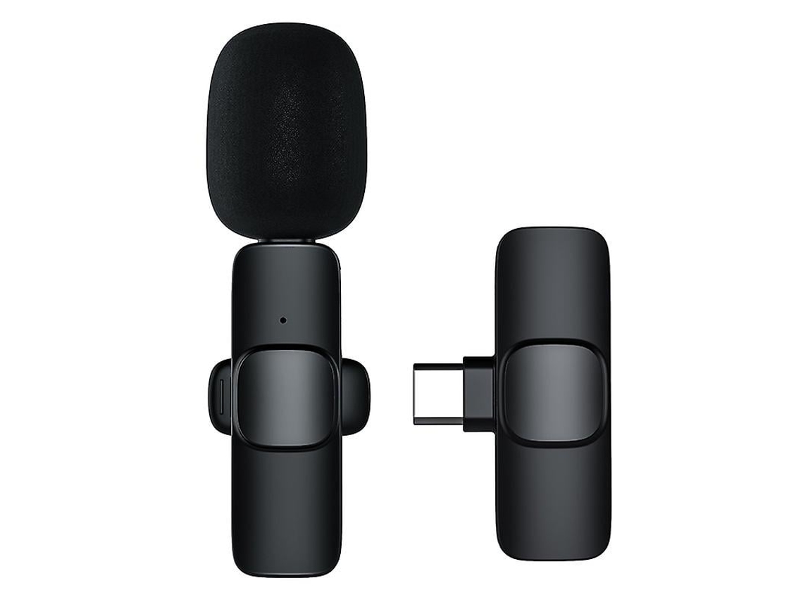 Micrófono de solapa Chaberlu con interfaz tipo C/USB
