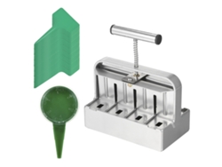 Herramienta Para Bloques De Tierra De 2 Pulgadas Y 8 Celdas Con Clavijas Para Semillas Y Mango Ergonómico Para Trasplante.