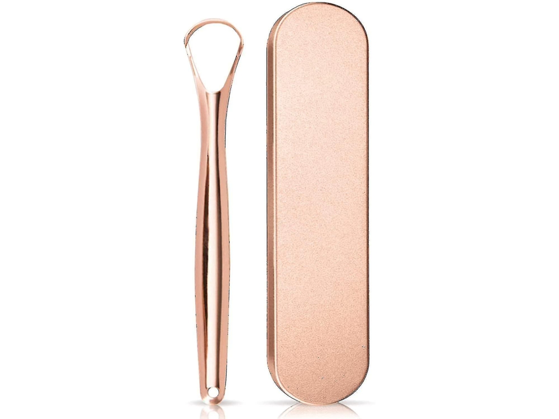 Limpiador De Lengua De Cobre - Limpador De Lengua Para Adultos E Crianças - Reduz O Mau Hálito E Melhora O Sabor