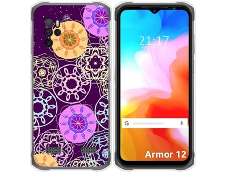 Carcasa Ulefone Armor 12 5G TUMUNDOSMARTPHONE Dibujos Radial Multicolor