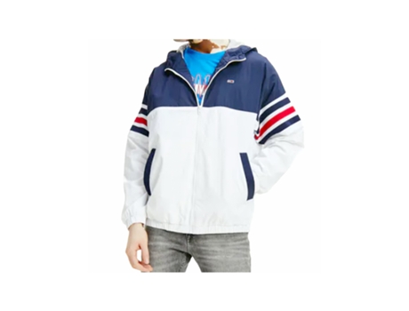 Abrigo TOMMY JEANS (XS - Blanco)