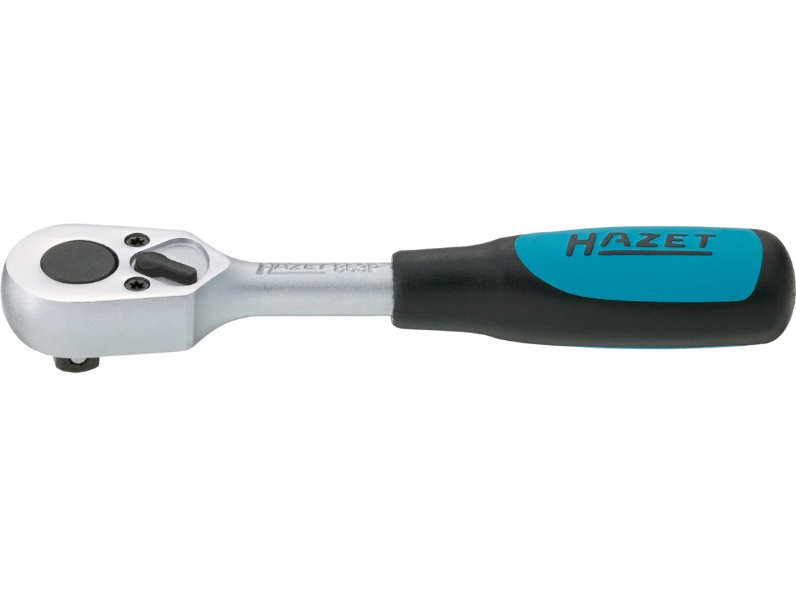 HAZET 863P Carraca Reversible: Cuadrado Macizo 1/4 Pulgadas 6 3 Mm 115 Mm