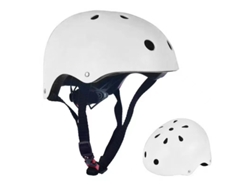 Casco de patineta, casco de surf, casco de patinaje sobre hielo, casco de equilibrio para adultos Mdug (blanco)