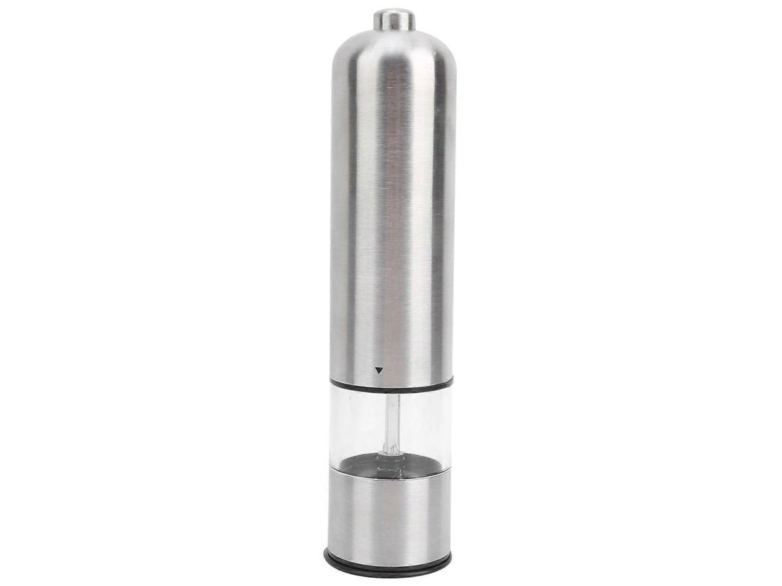 Molinillo de sal y pimienta eléctrico de acero inoxidable Rosewell, automático y funciona con pilas.
