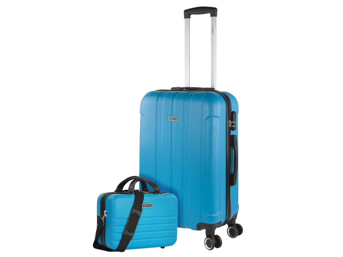 Juego De Maletas Rígidas Abs ITACA Havel turquesa (42X63x24 Cm)