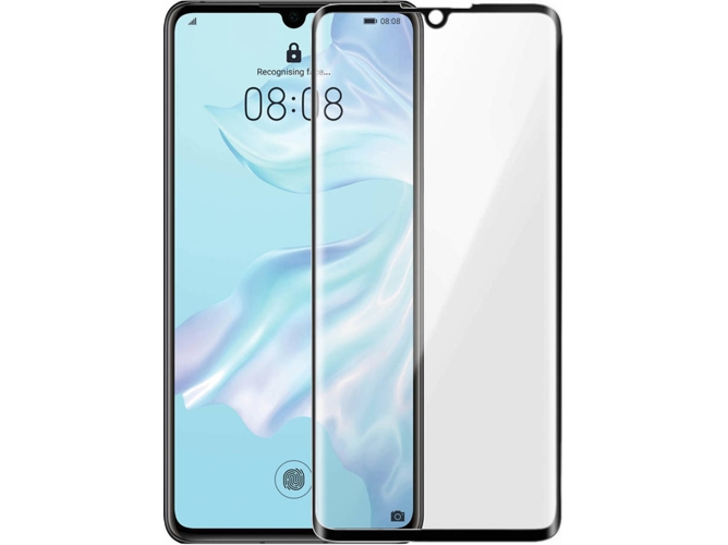 Protector de Cristal Templado Huawei P30 AVIZAR 9H Negro